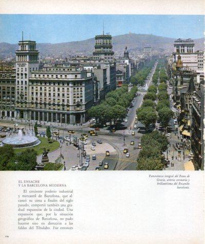 LAMINA V33201: Panoramica del Paseo de Gracia, Barcelona