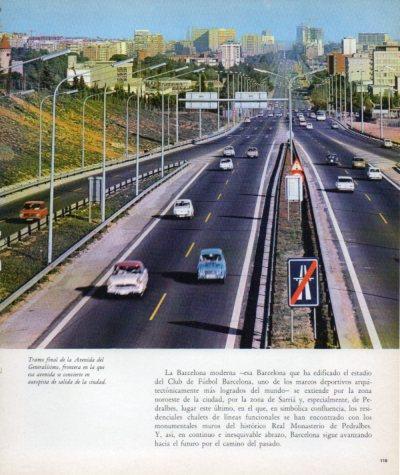 LAMINA V33203: Avenida del Generalisimo en Barcelona