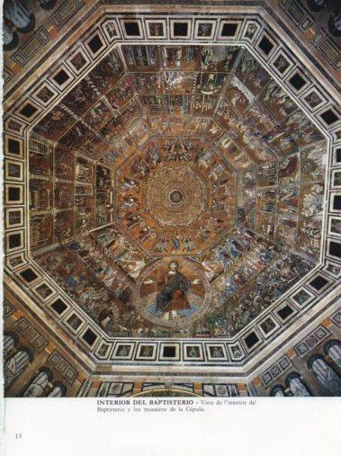 LAMINA V33212: Florencia. Mosaicos de la cupula de la Catedral
