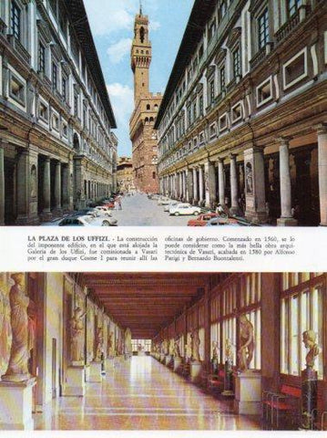 LAMINA V33219: Florencia. Galeria de los Uffizi