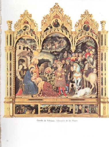 LAMINA V33221: Adoracion de los Magos por Gentile da Fabriano