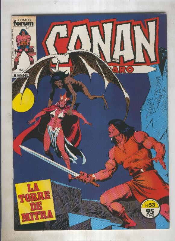 Conan el Barbaro primera edicion numero 053: La torre de Mitra