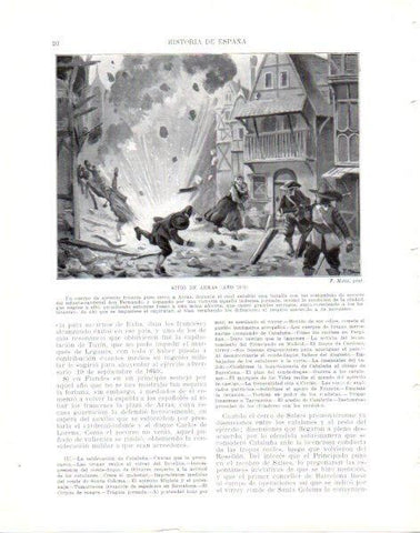 LAMINA V33914: Sitio de Arras por F. Mota