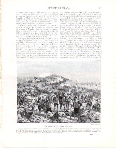 LAMINA V33876: Batalla de Praga por F. Mota