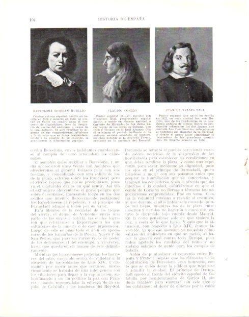 LAMINA V33950: Murillo, Claudio Coello y Valdes Leal