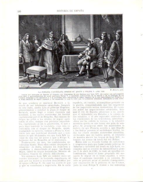 LAMINA V33964: La nobleza castellana ofrece apoyo a Felipe V por F. Blanch