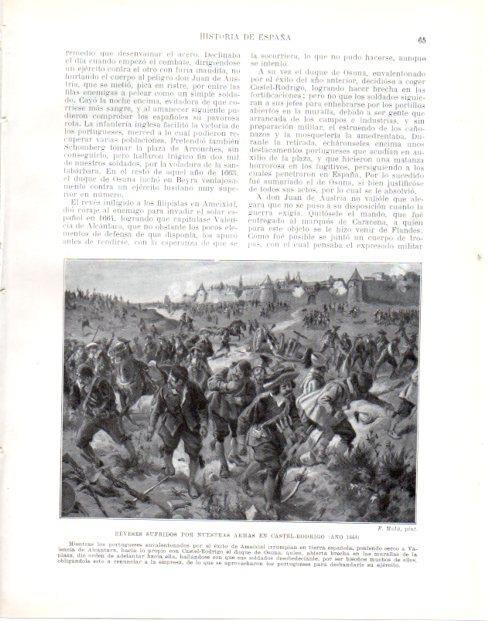 LAMINA V33943: Reveses sufridos por los españoles en Castel-Rodrigo por F. Mota