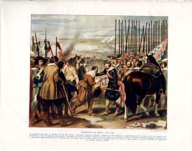 LAMINA V33933: Rendicion de Breda por Velazquez