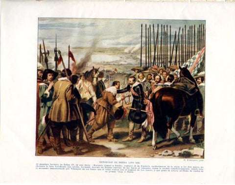 LAMINA V33933: Rendicion de Breda por Velazquez