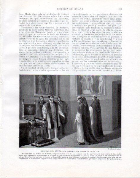 LAMINA V33809: Medidas de Carlos I contra los moriscos por F. Blanch