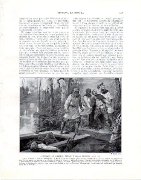 LAMINA V33814: Asesinato de Antonio Rincon y Cesar Fregoso por F. Vall