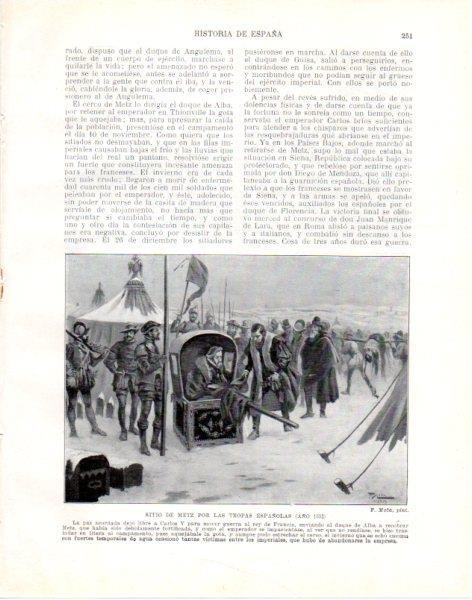 LAMINA V33821: Sitio de Metz por las tropas españolas por F. Mota