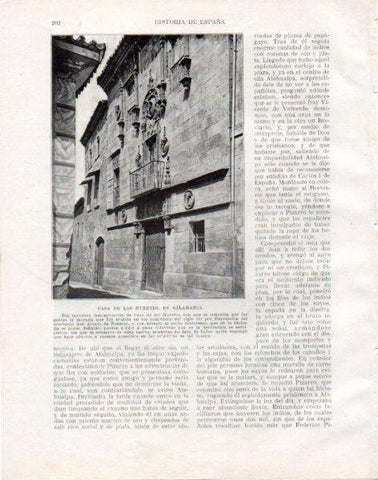 LAMINA V33798: Casa de las Muertes en Salamanca