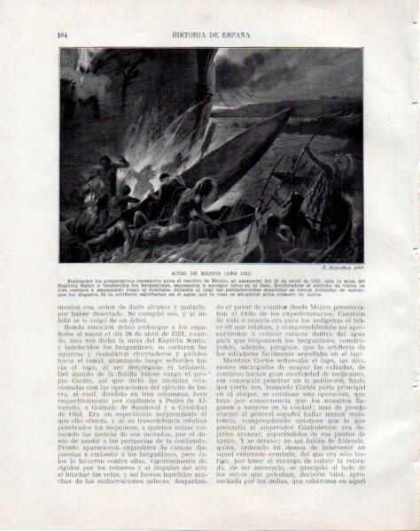 LAMINA V33790: Sitio de Mejico por J. Segrelles