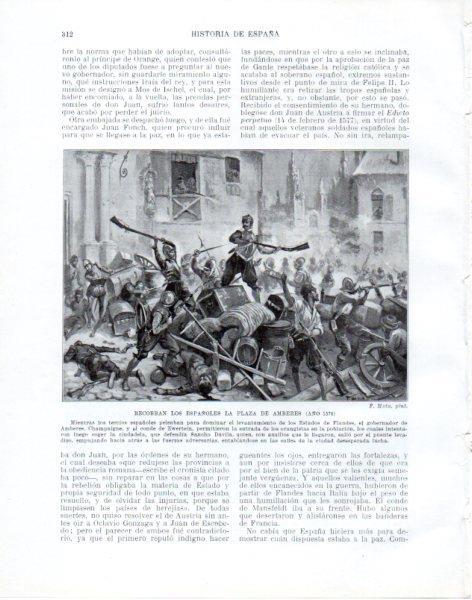 LAMINA V33849: Los españoles recobran Amberes