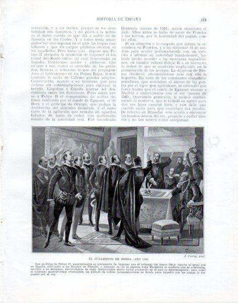 LAMINA V33832: El juramento de Breda por J. Cuchy
