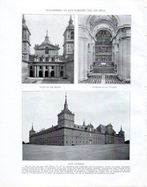 LAMINA V33836: Monasterio de San Lorenzo del Escorial