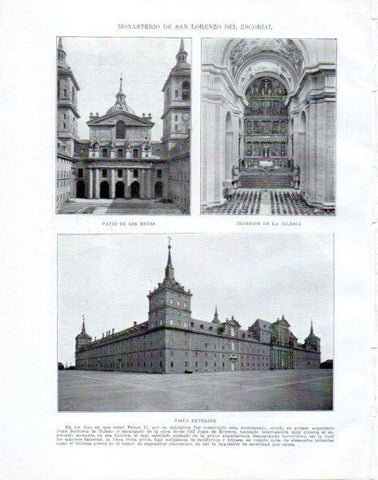 LAMINA V33836: Monasterio de San Lorenzo del Escorial