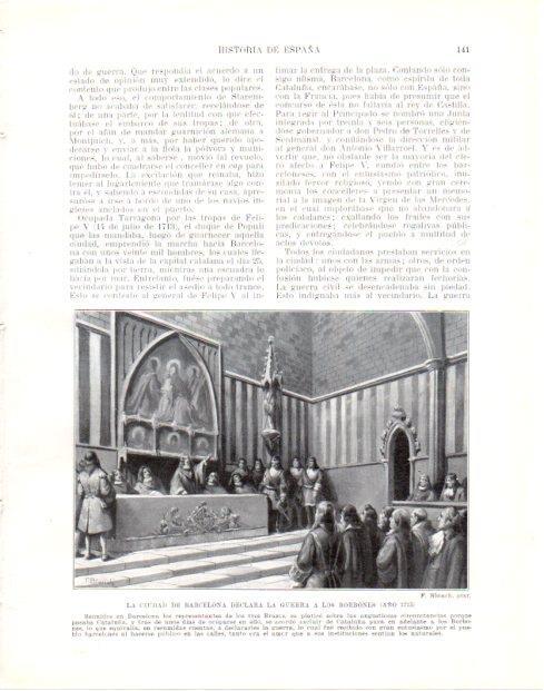 LAMINA V33969: Barcelona declara la guerra a los borbones en 1713 por F. Blanch