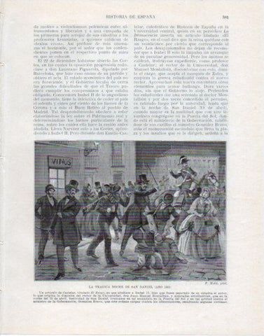 LAMINA V34113: La noche de San Daniel en 1865 por F. Mota
