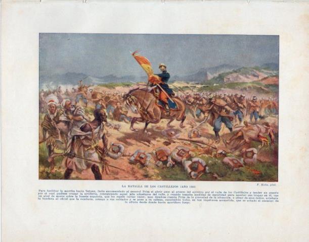 LAMINA V34148: Batalla de Castillejos por F. Mota