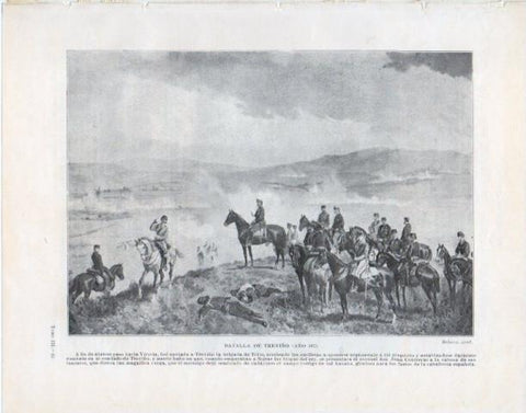 LAMINA V34156: Batalla de Treviño por Balaca