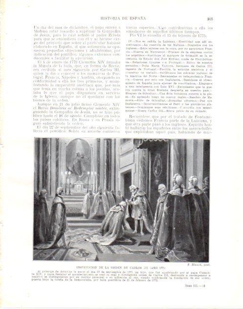 LAMINA V34013: Institucion de la Orden de Carlos III 1771 por F. Blanch