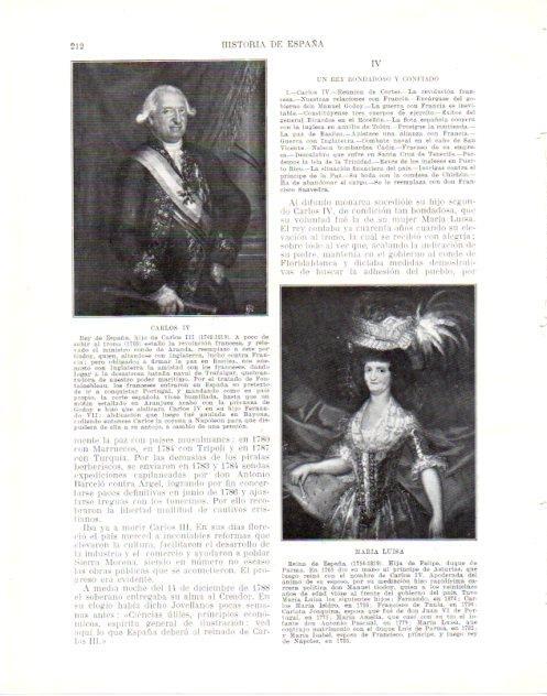 LAMINA V34015: Carlos IV y Maria Luuis