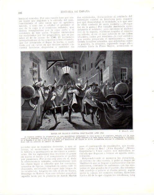 LAMINA V33993: Motin en Madrid contra Esquilache año 1766 por F. Blanch