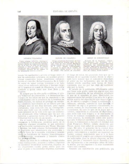 LAMINA V33971: Antonio Viladomat, Rafael de Casanova y Zenon de Somodeville