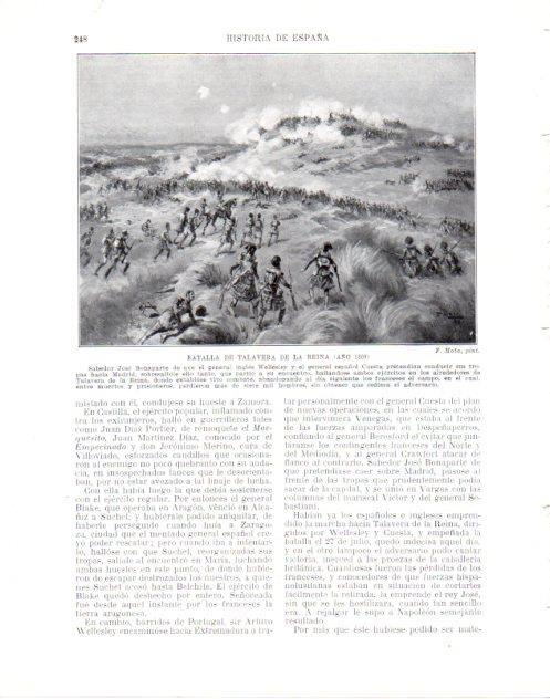 LAMINA V34047: Batalla de Talavera de la Reina por F. Mota