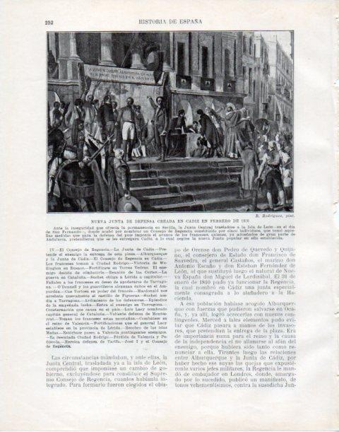 LAMINA V34051: Nueva Junta de Defensa en Cadiz febrero 1810 