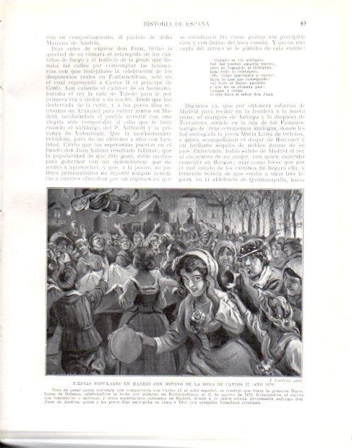 LAMINA V34041: Fiestas en Madrid por la boda de Carlos II por J. Caldere