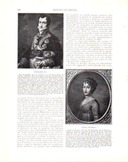 LAMINA V34020: Fernando VII y Maria Antonia