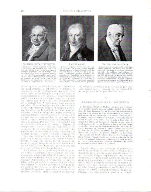 LAMINA V34021: Goya, Manuel Godoy y Manuel Jose Quintana