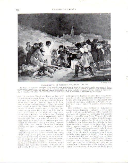 LAMINA V34022: Fusilamiento de patriotas españoles por Goya