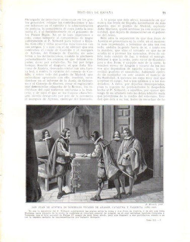 LAMINA V34033: Juan de Austria nombrado vicario de Aragon, Cataluña y Valencia por F. Blanch