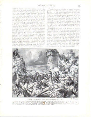 LAMINA V34034: Cerco de la plaza de Maestricht 1673 por F. Mota