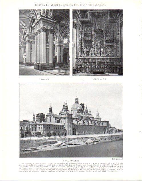 LAMINA V34037: Iglesia Nuestra Señora del Pilar de Zaragoza