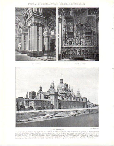 LAMINA V34037: Iglesia Nuestra Señora del Pilar de Zaragoza