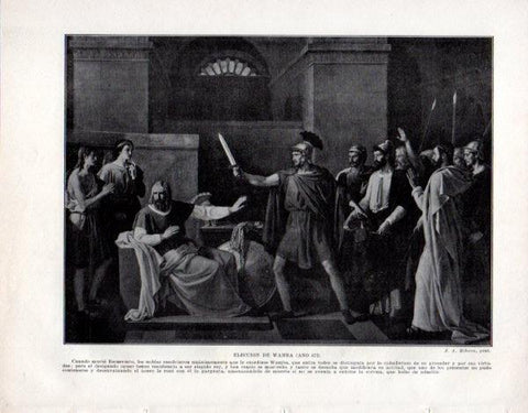LAMINA V33523: Eleccion de Wamba por J. A. Ribera