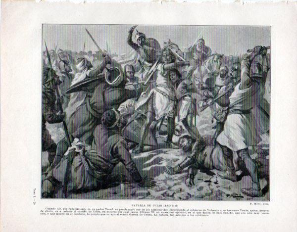 LAMINA V33519: Batalla de Ucles por F. Mota