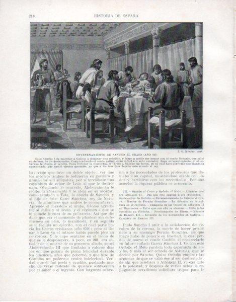 LAMINA V33493: Envenamiento de Sancho el Craso por J. G. Mencia