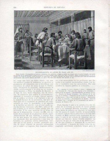 LAMINA V33493: Envenamiento de Sancho el Craso por J. G. Mencia