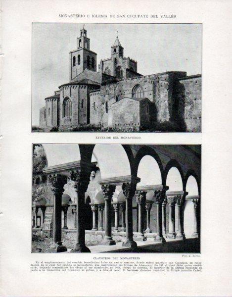 LAMINA V33497: Monasterio de San Cucufate del Valles