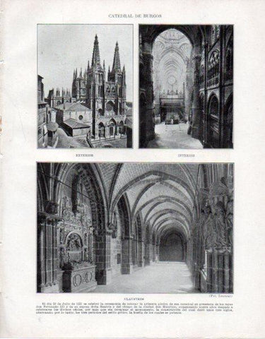 LAMINA V33560: Catedral de Burgos