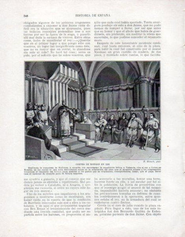LAMINA V33570: Cortes de Monzon por F. Blanch