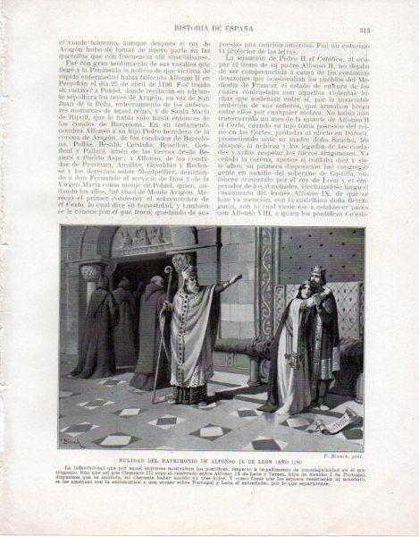 LAMINA V33555: Nulidad del matrimonio de Alfonso IX de Leon por F. Blanch