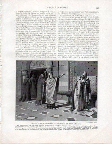 LAMINA V33555: Nulidad del matrimonio de Alfonso IX de Leon por F. Blanch