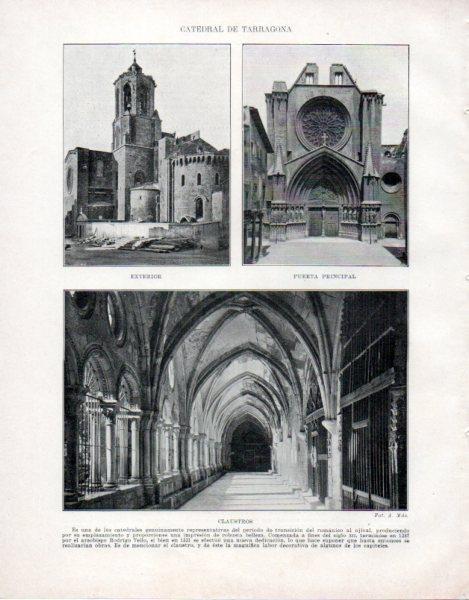LAMINA V33540: Catedral de Tarragona 